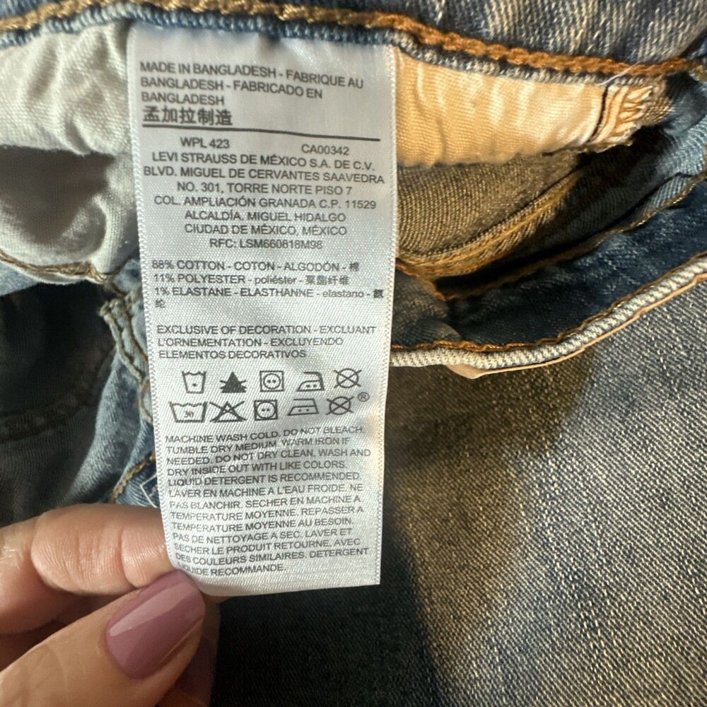 Signature Levi Strauss Gold Flex Performance Jeans Men’s 42X30 Reg Straight Leg - Picture 15 of 16